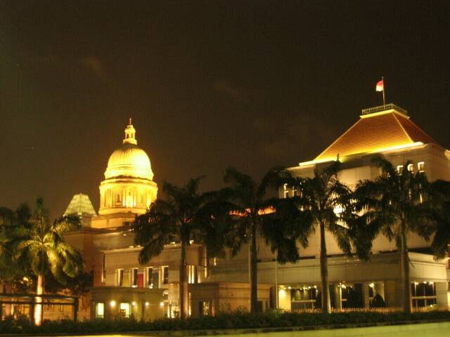 Parliament by night