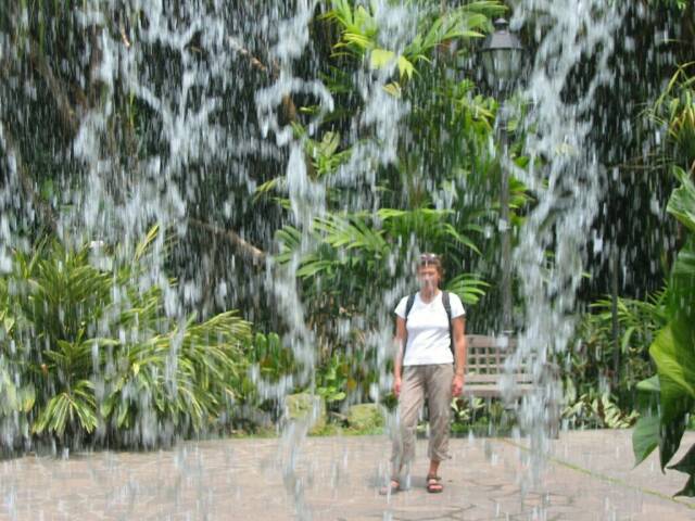 Im botanischen Garten