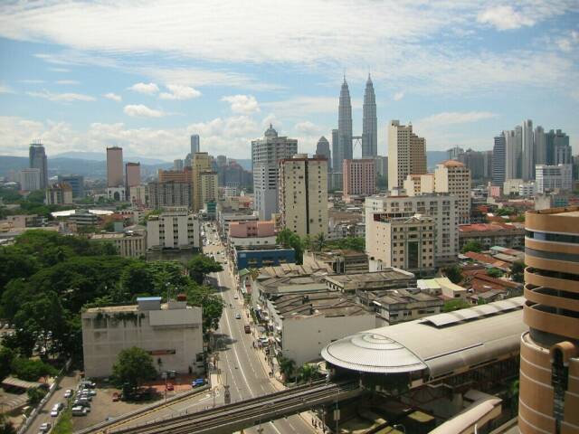 Blick aus Pan Pacific Hotel