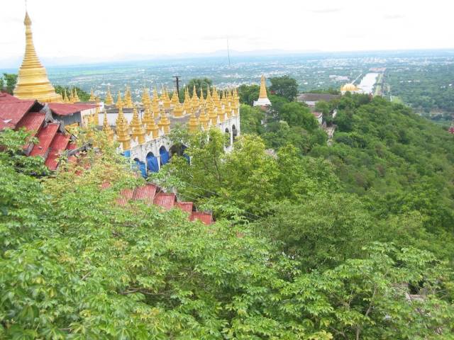 Blick vom hchsten Punkt auf die Stadt