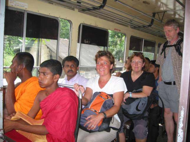 Im Bus nach zurck nach Kandy