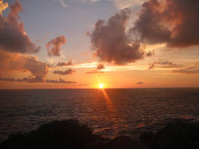 <i>Sonnenuntergang in Unawatuna</i>