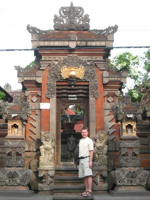 <b>Eingang zu unserem Hotel in Ubud</b>