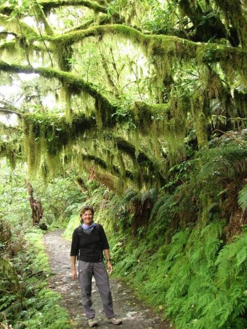 <i>Andrea auf dem Weg zum Key Summit</i>
