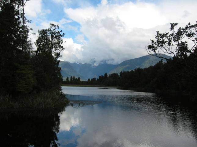 <i>Wanderung am Lake Matheson</i>