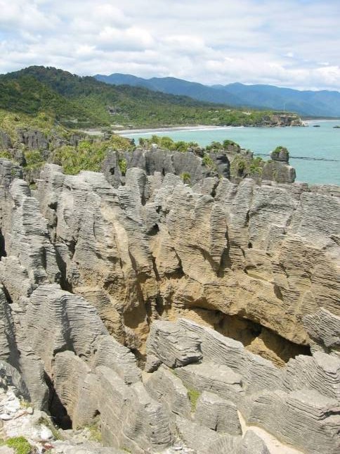 <i>Bei den Pancake Rocks</i>