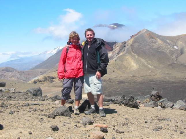 <i>Andrea und Bernd am Red Crater</i>