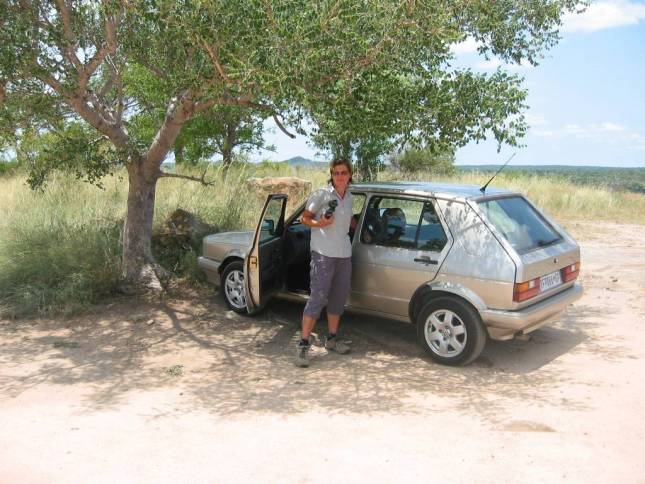 <i>Andrea im Kruger National Park</i>