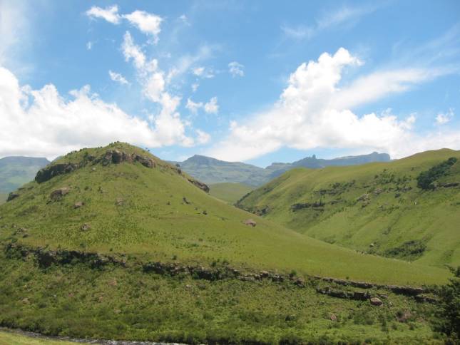 <i>Drakensberge bei Giant Rock</i>