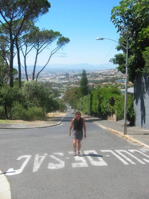 <b>Der steile Weg zum Tafelberg</b>