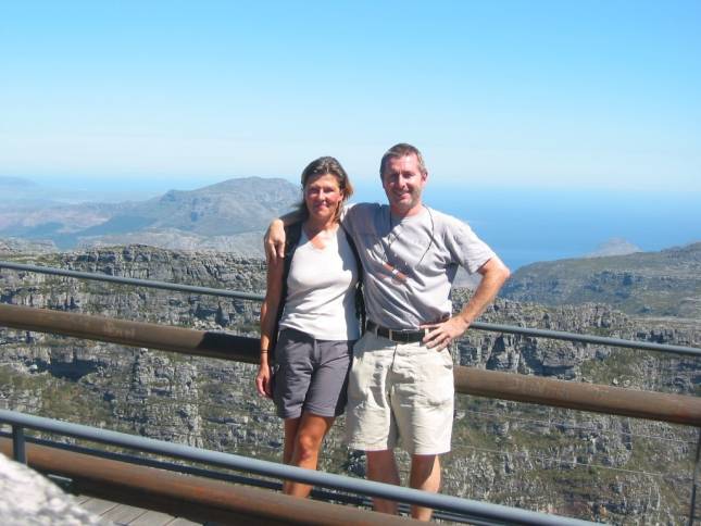 <b>Andrea und Bernd auf dem Tafelberg</b>
