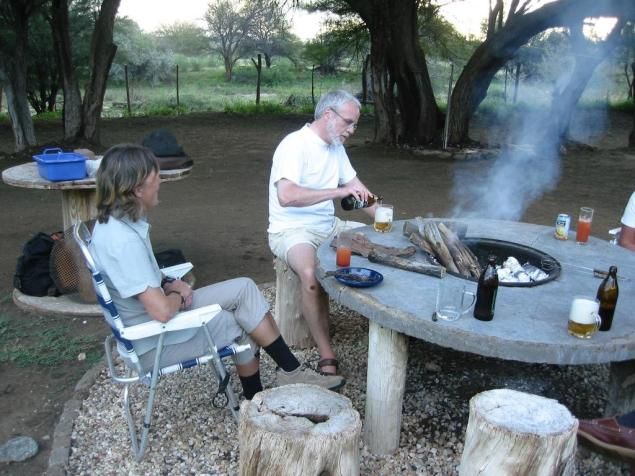 <b>Beim Grillen mit Maria und Michael</b>